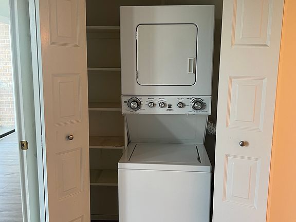 Washer drier in the unit