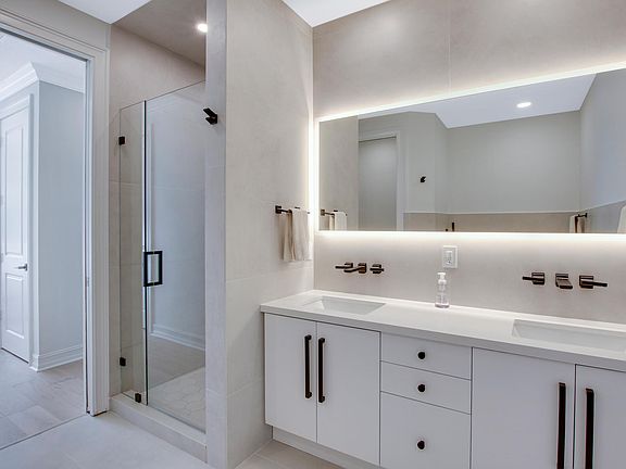 completely remodeled bathrooms with Italian tile