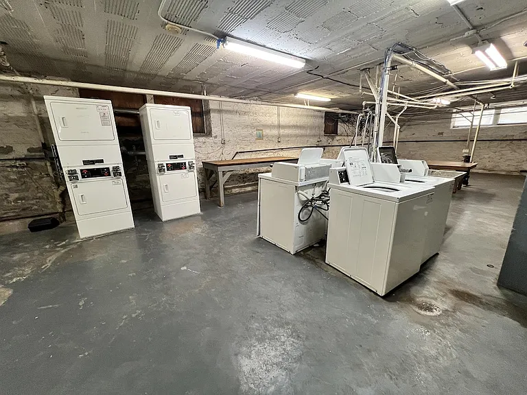 Laundry room in basement.
