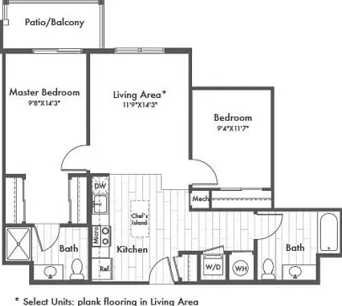 B1 Two Bedroom B1 Two Bedroom