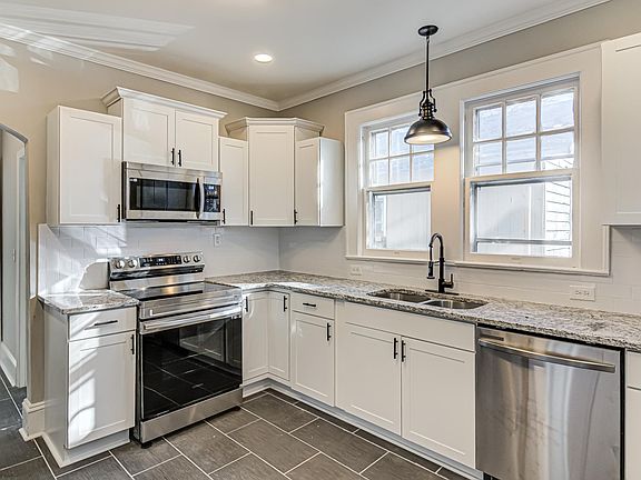 Fully renovated & fully stocked kitchen. All plates, bowls, cups & cooking utensils are included.