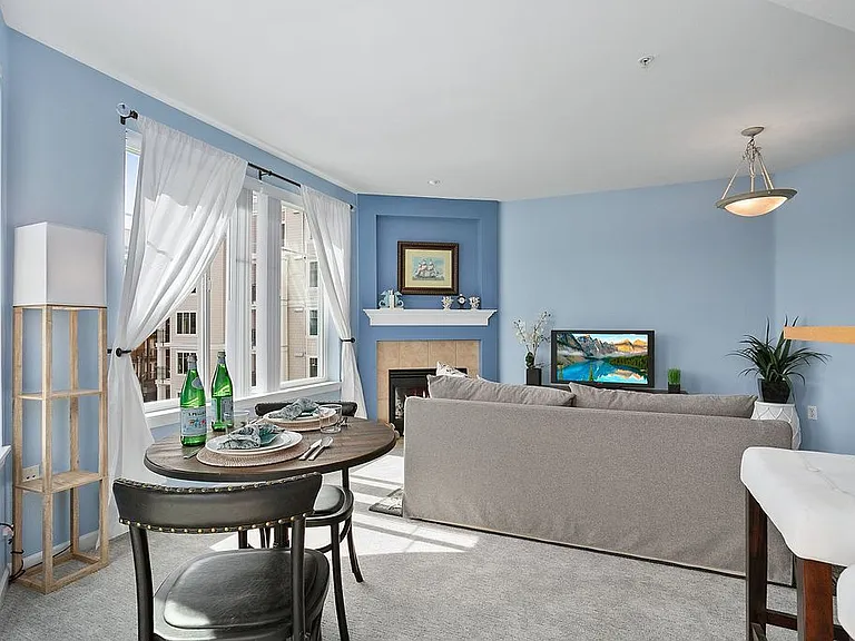 Dining and living areas