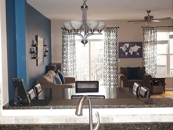 Kitchen window to living