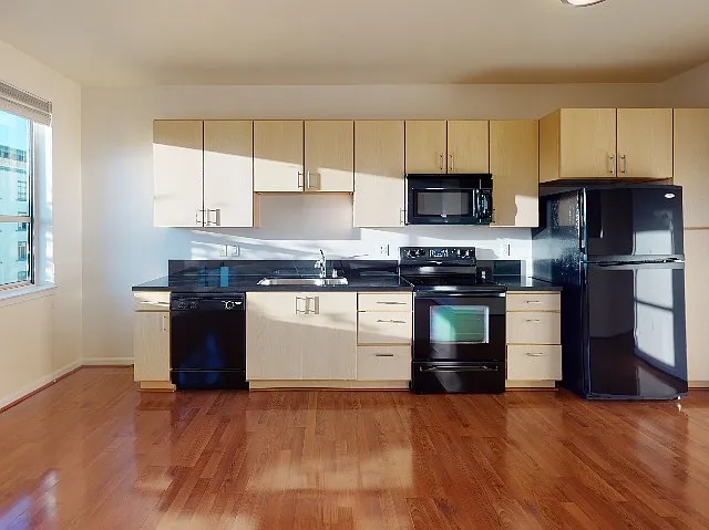 Open concept living spaces
