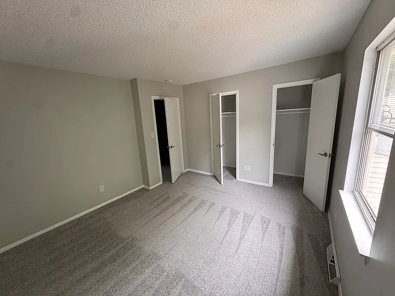 Back bedroom with closets