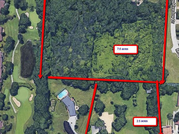 2 pins 7.6 acres & 2.5 acres