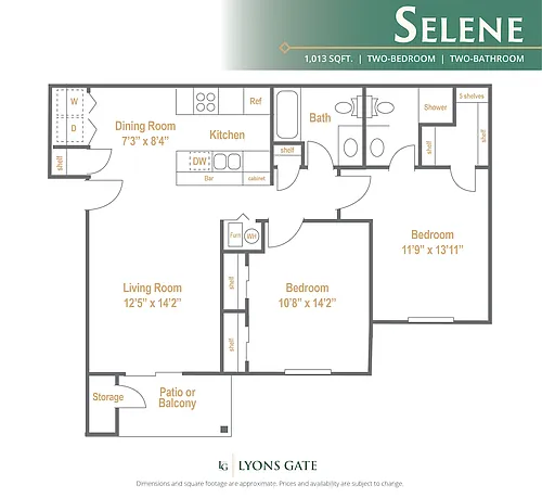 Floor plan Selene