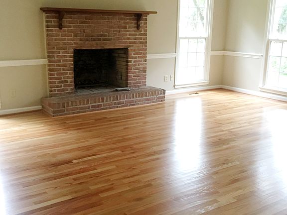 Den with Beautiful Fireplace