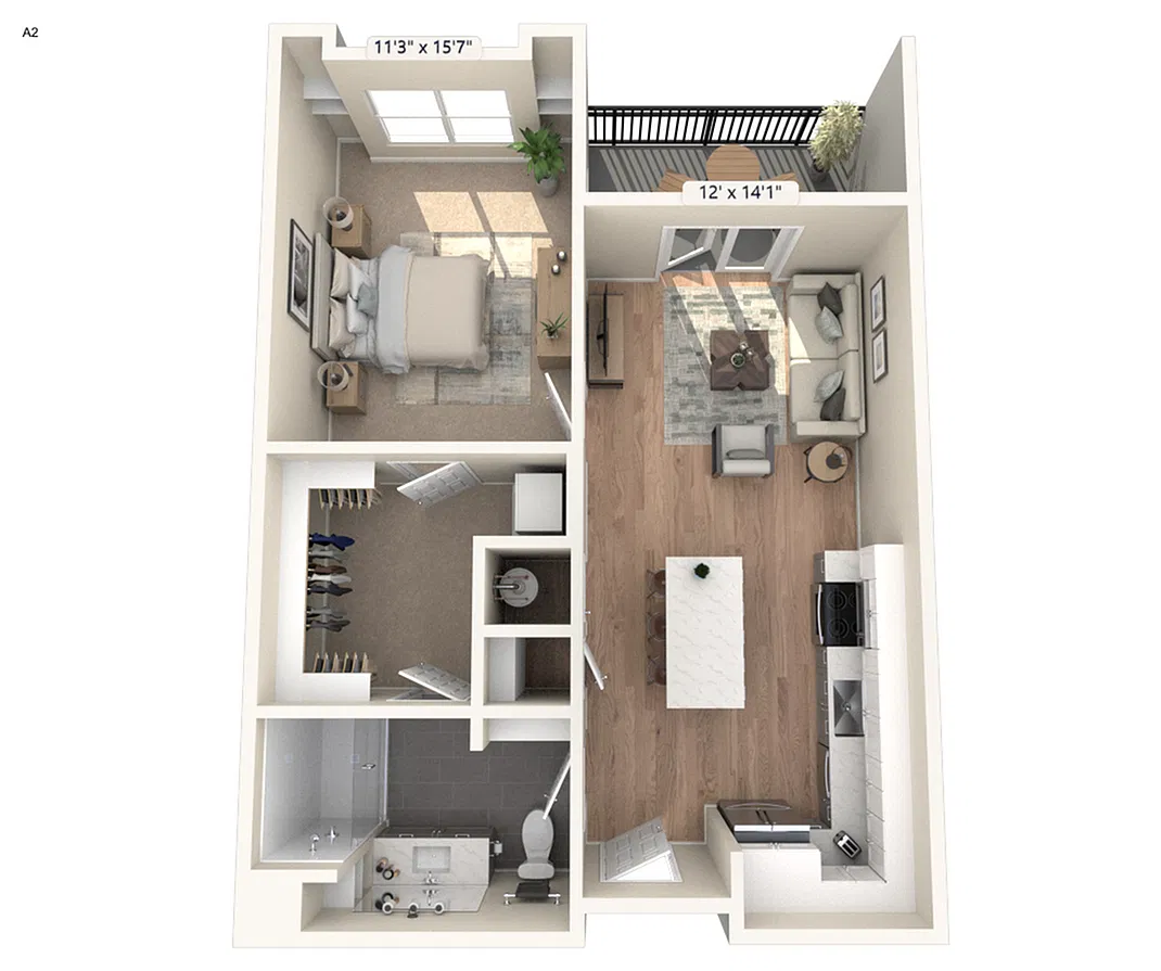 Floor plan A2