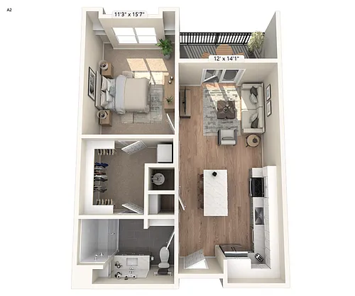 Floor plan A2