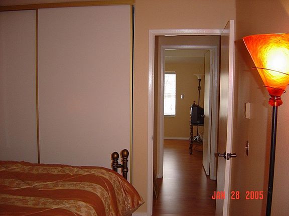 Looking from master bedroom to the guest bedroom.