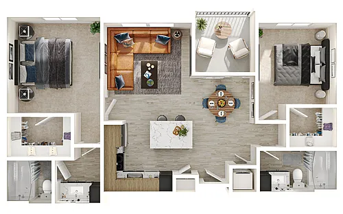 Floor plan Plan 4B