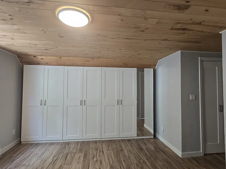 Master Bedroom built-ins and walk-in closet