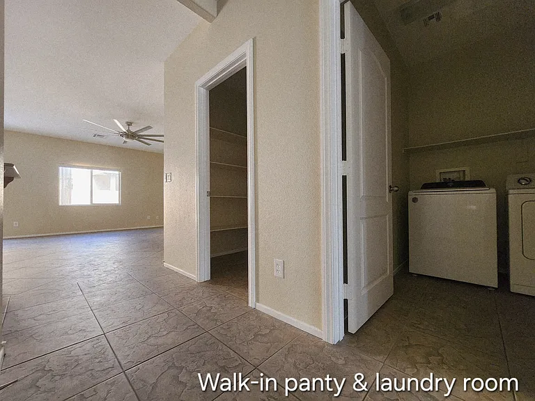 Private laundry room close to all the bedrooms for your convenience