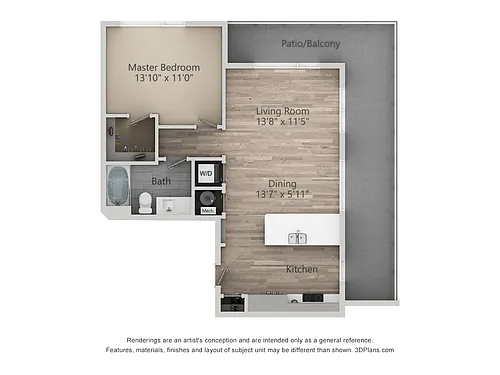 Floor plan 1L-E