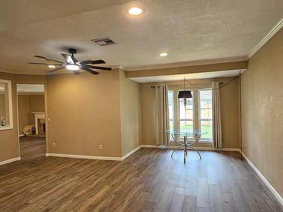 updated paint with new laminate flooring