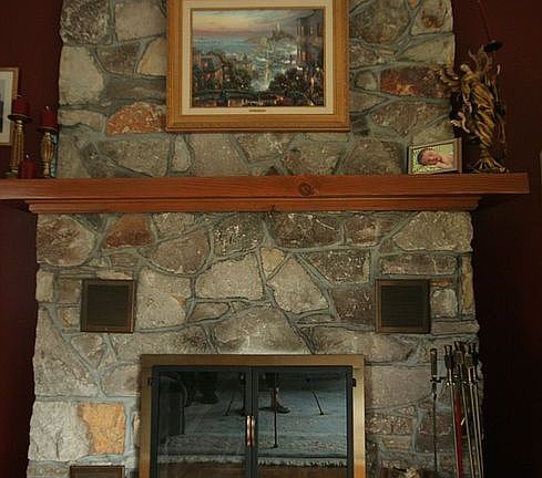 FIELDSTONE FIREPLACE