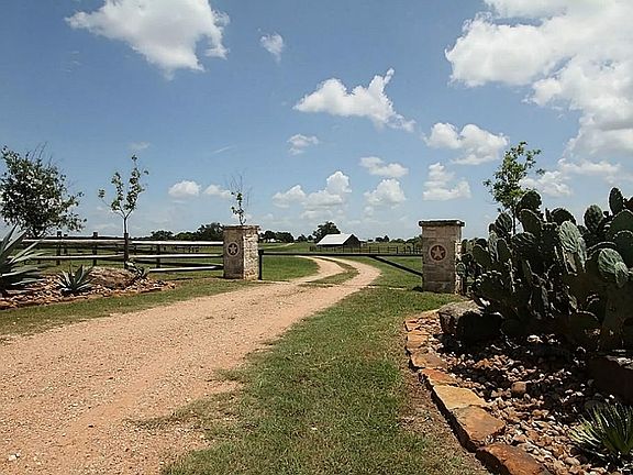 Landscaped front entrance