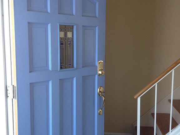 Front door,stained glass