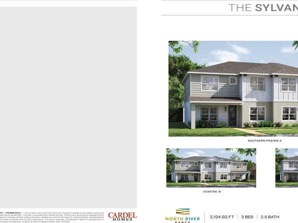 Sylvan Plan, North River Ranch - Crescent Creek Villas