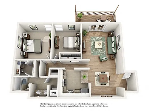 Floor plan The Glen Iris