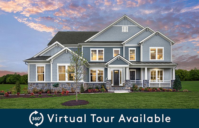 Skyview Model Exterior - Elevation 4 at Bull Run Reserve