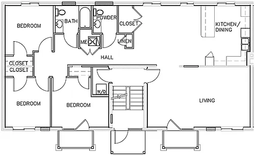 Floor plan 3 Bedroom