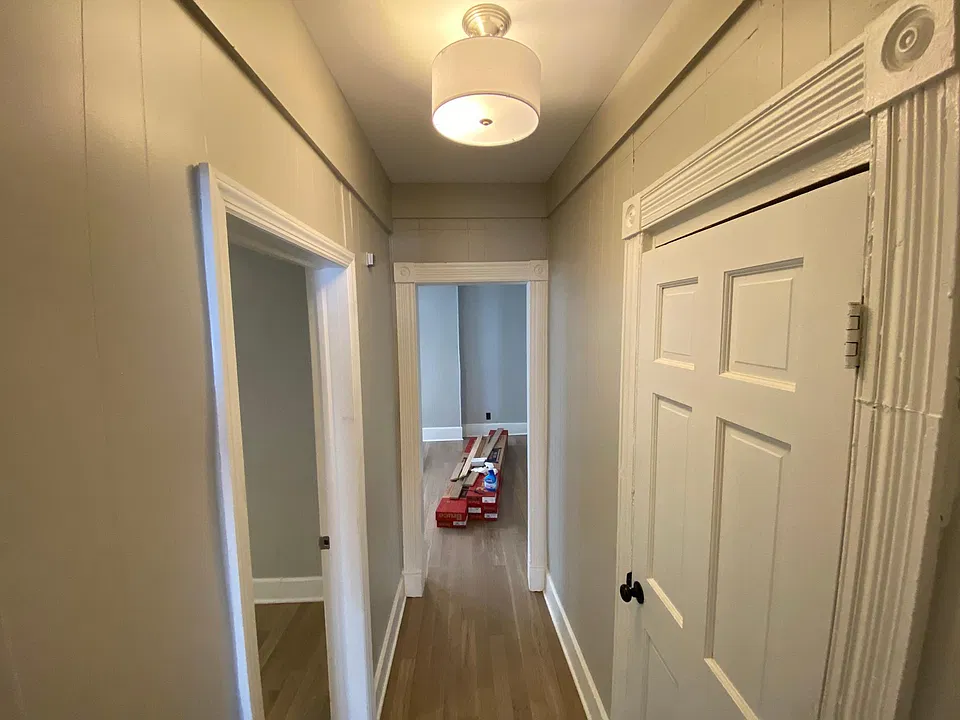 Hallway to living room