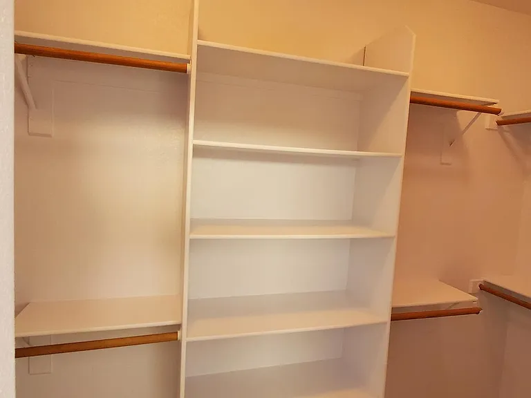 Master walk-in closet
