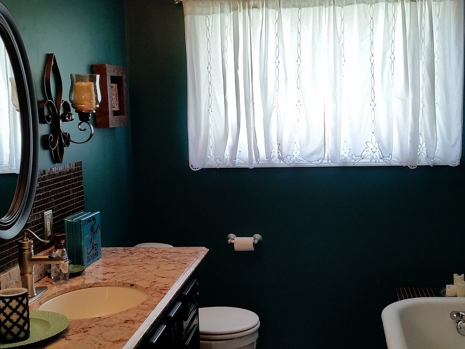 Upstairs bath updated relax in the claw foot tub