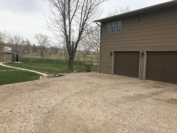 garage and back yard