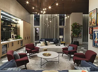 Rented by Extell Marketing Group LLC