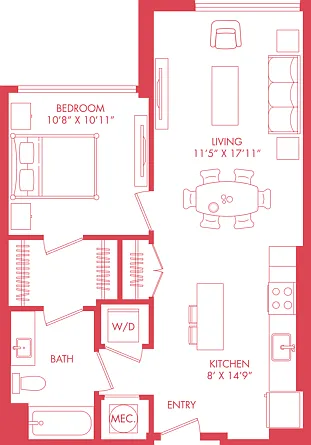 A9 | 1x1 | 723 sq ft A9 | 1x1 | 723 sq ft