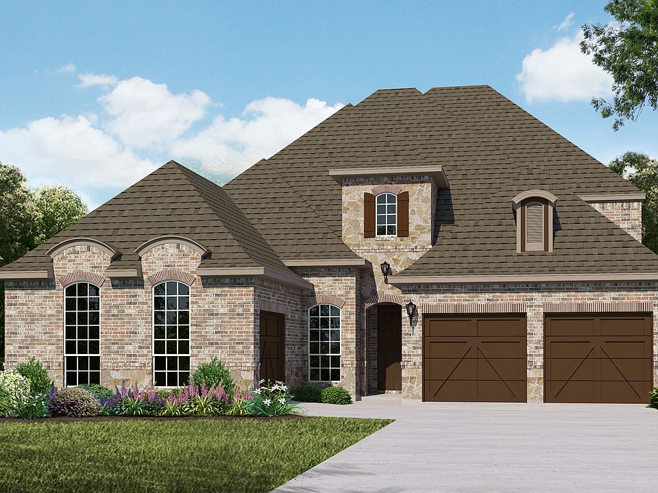 Plan 1636 Elevation C with Stone