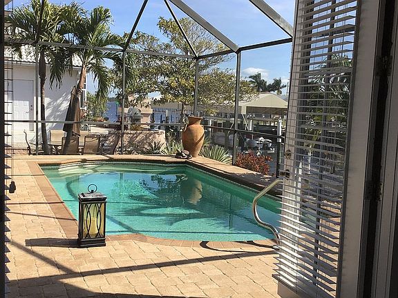 Heated saltwater pool