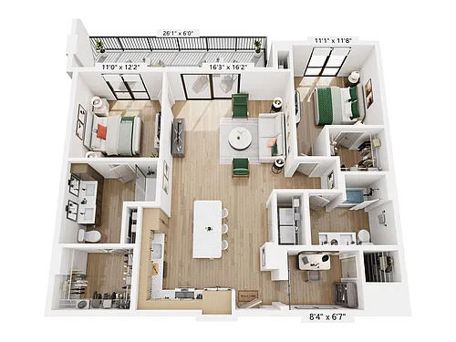 Floor plan B14