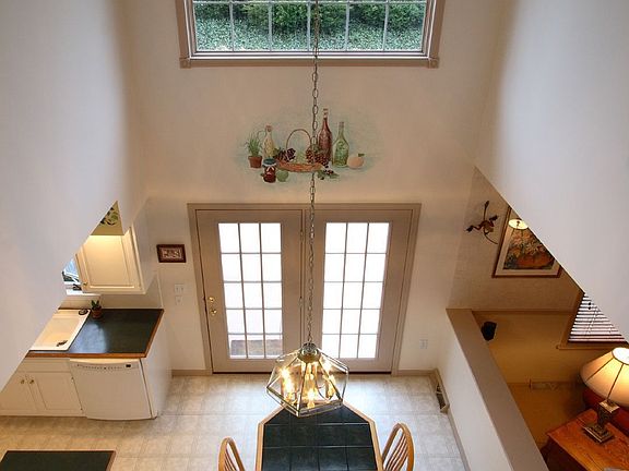 Kitchen view from loft