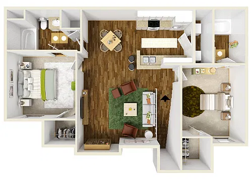 Floor plan B1