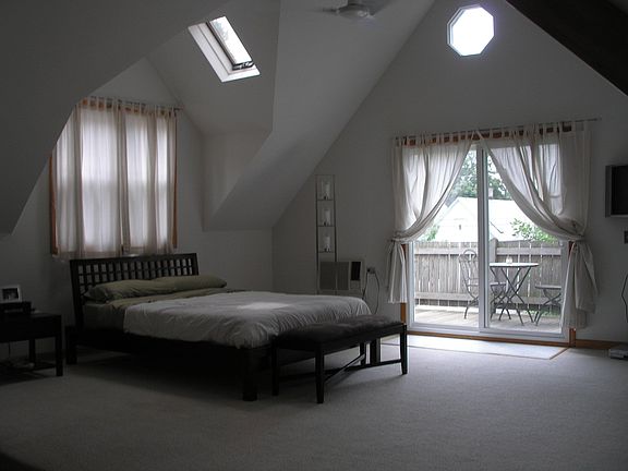 20' x 36' Master Bedroom With Private Deck