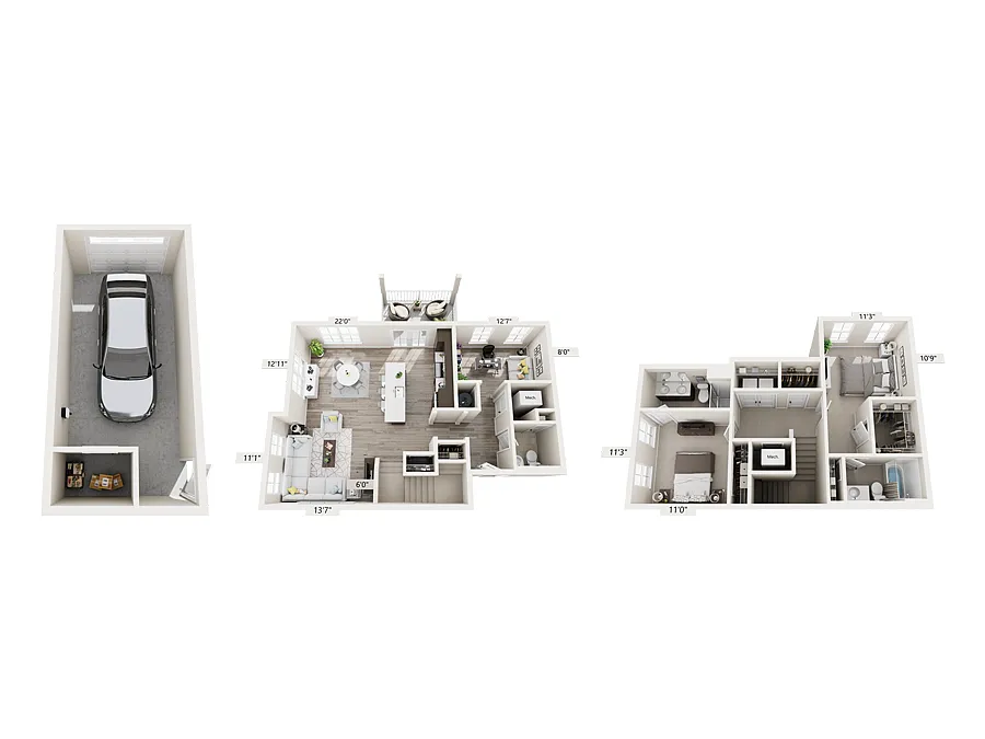 Floor plan B5 - Den