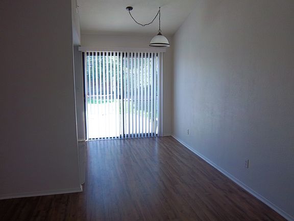 Dining room area and sliding door to back yard