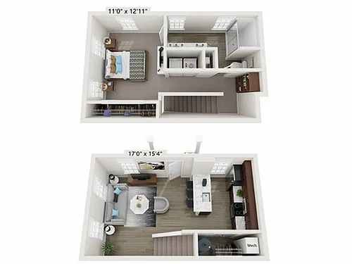 Floor plan Trevor Townhome B