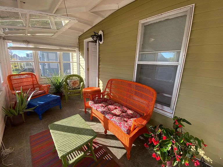 Outdoor living spaces add entertainment space.