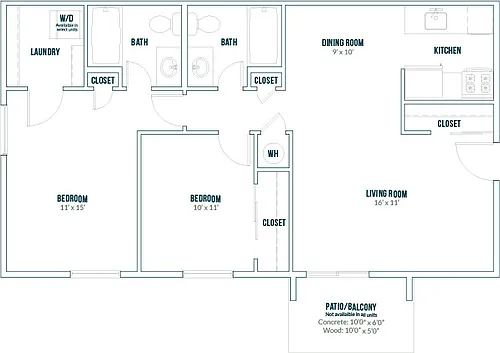 Floor plan 2X2