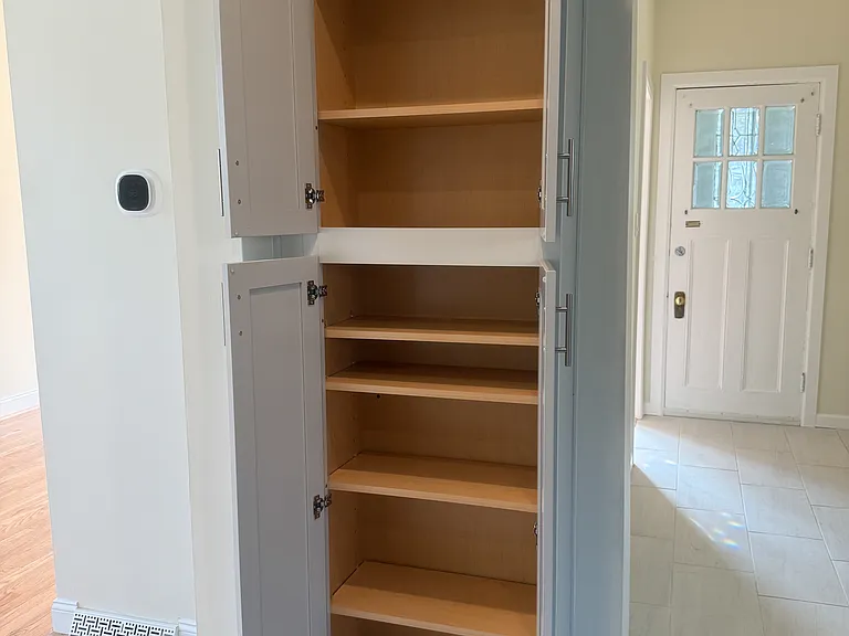 Nice spacious pantry cabinet.