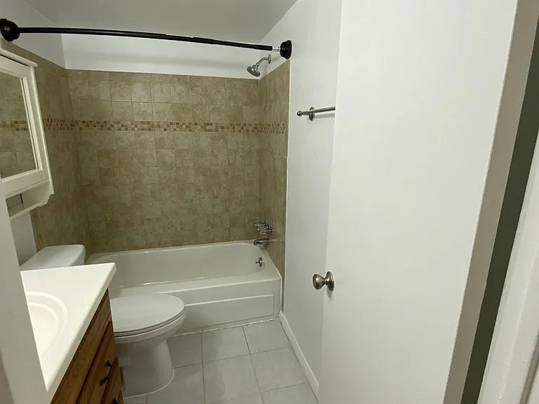 Bathroom with tile floors