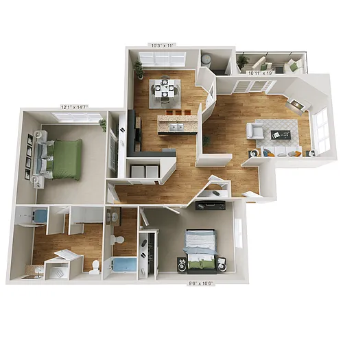 Floor plan The Devon