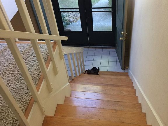 stairs to second level