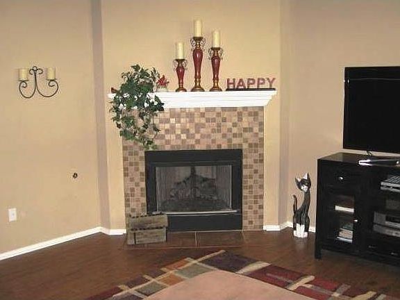 Fireplace in family room