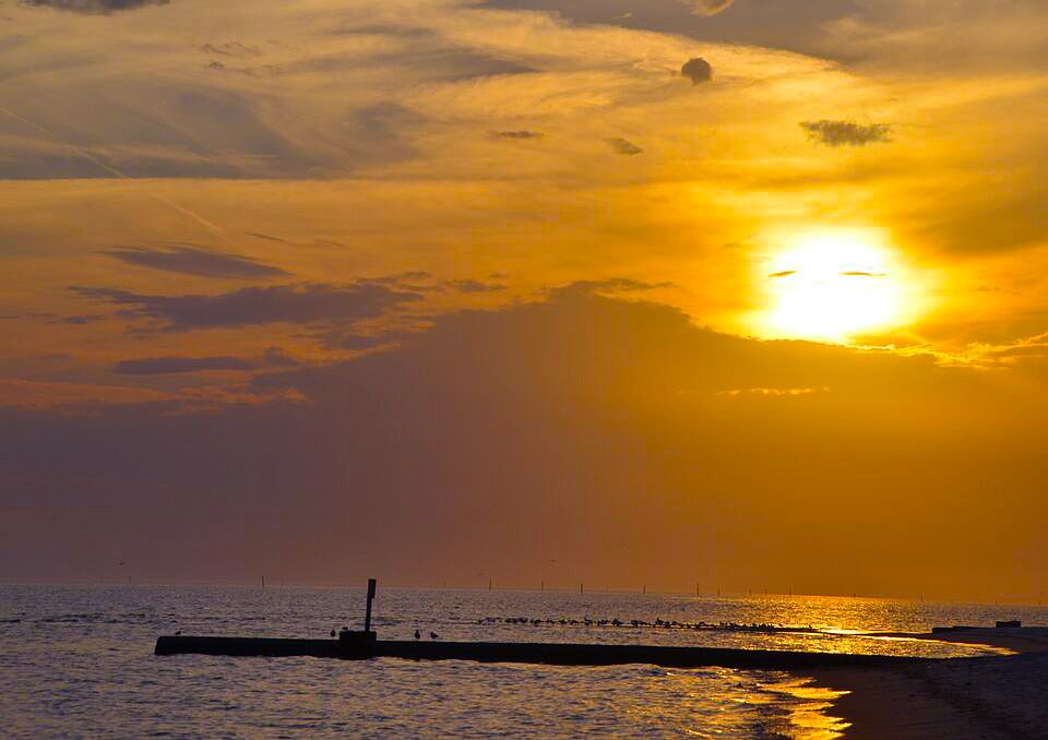 Sunset View from the Lot
